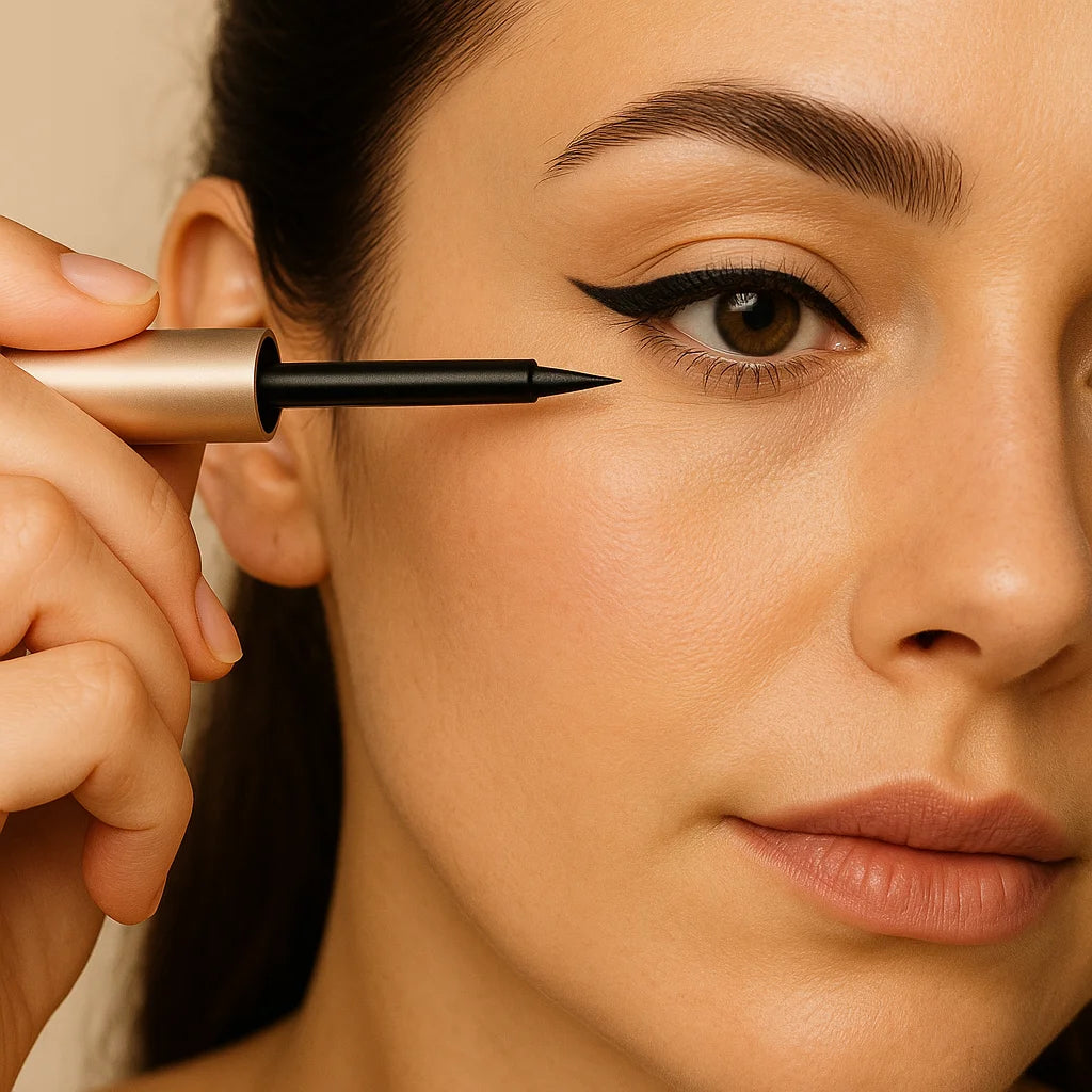 Eyeliner liquide avec finition précise