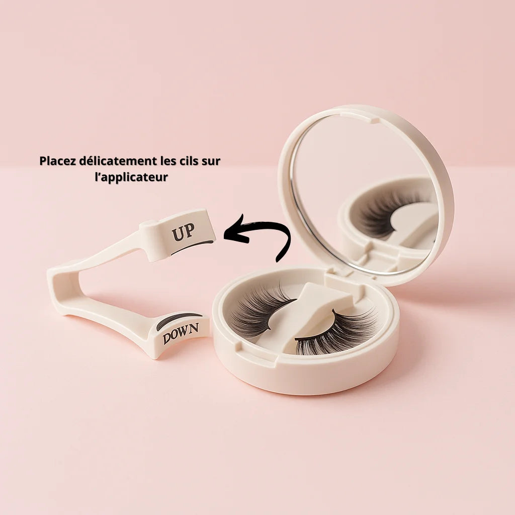 Faux cils magnétique au rendu naturel
